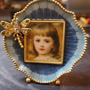 Jay Strongwater Dragonfly Frame MINI holds 1.5"x1.5" Picture